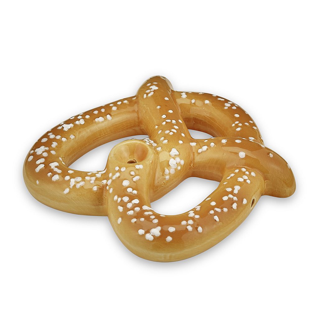 FASHIONCRAFT CERAMIC PRETZEL PIPE #82546
