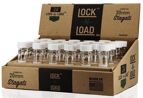 LOCK N LOAD CHILLUM 20MM BOX OF 24