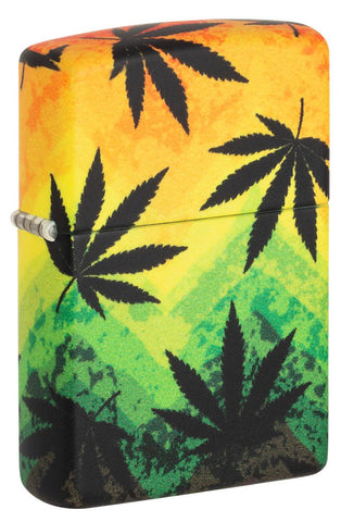 ZIPPO LIGHTER CANNABIS DESIGN 49806
