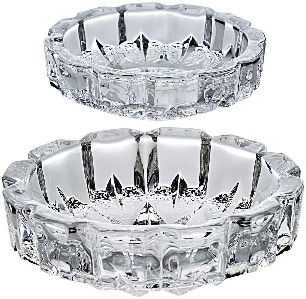 ROUND GLASS ASHTRAY