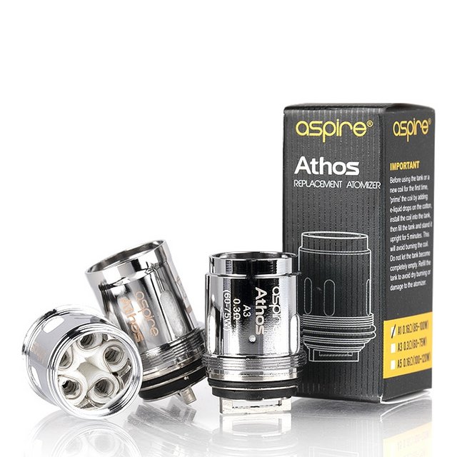 ASPIRE ATHOS A3 REPLACEMENT ATOMIZER