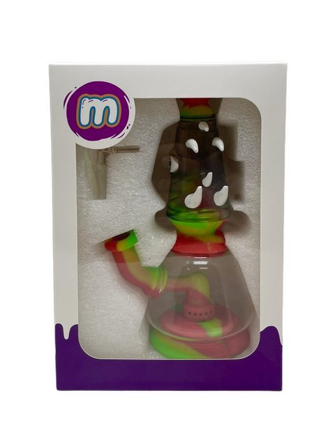 MAJELO SILICONE 7" PLANKTON WATER PIPE