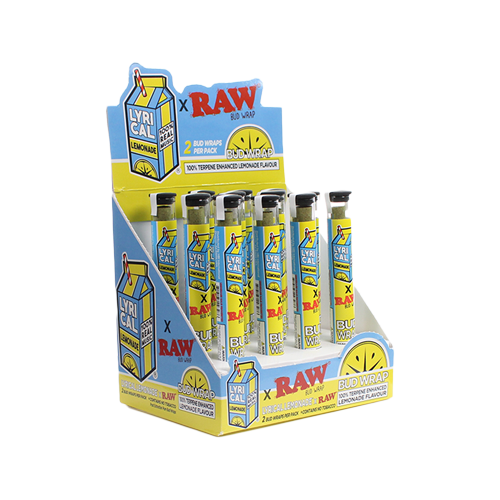 RAW X LYRICAL LEMONADE BUD WRAP CONE BOX OF 12