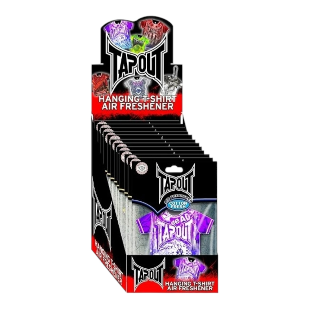 TAPOUT T-SHIRT AIR FRESHENER 12CT
