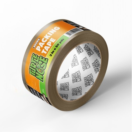 TURTLE NOSE BROWN PACKING TAPE 2" X 110YDS BOX OF 6