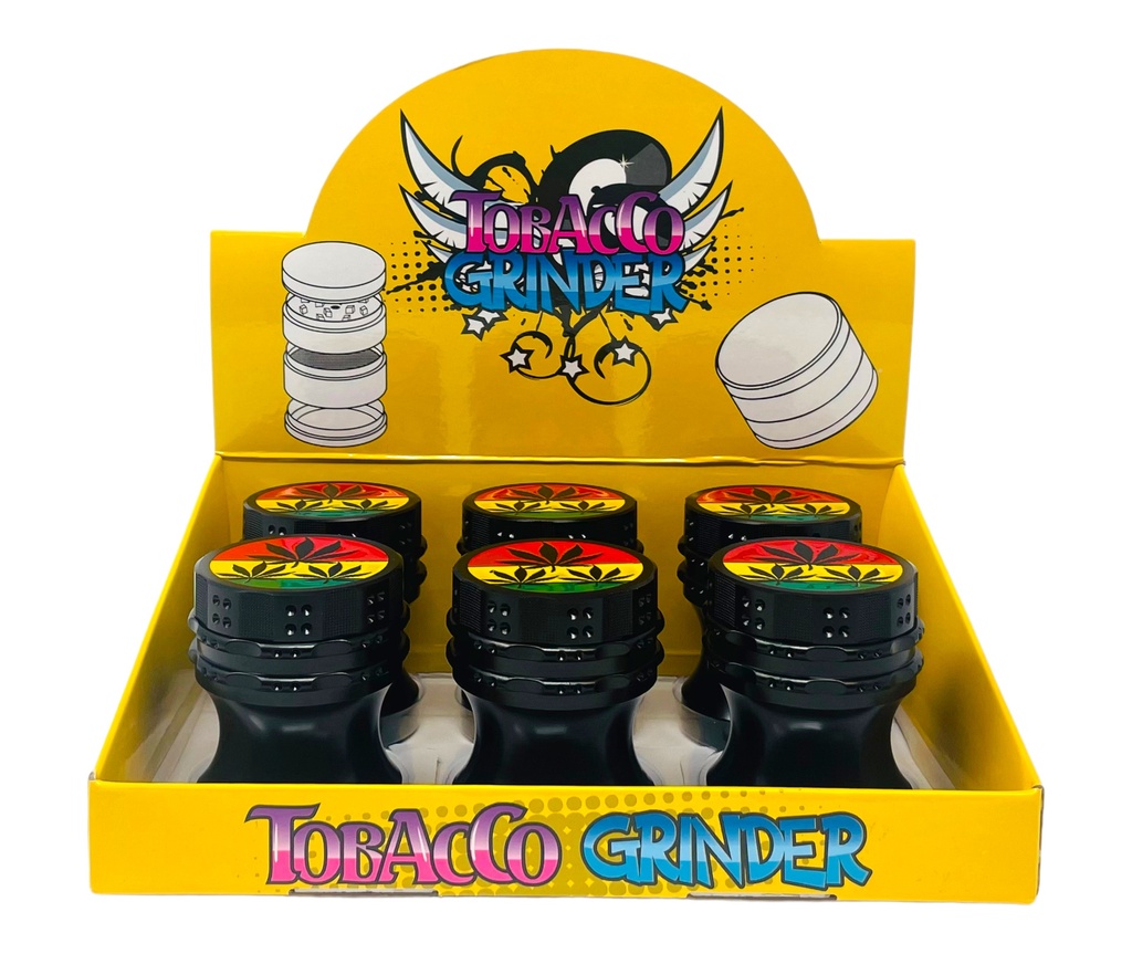 TOBACCO GRINDER 4 PARTS #MD150DYJB-1MY BOX OF 6
