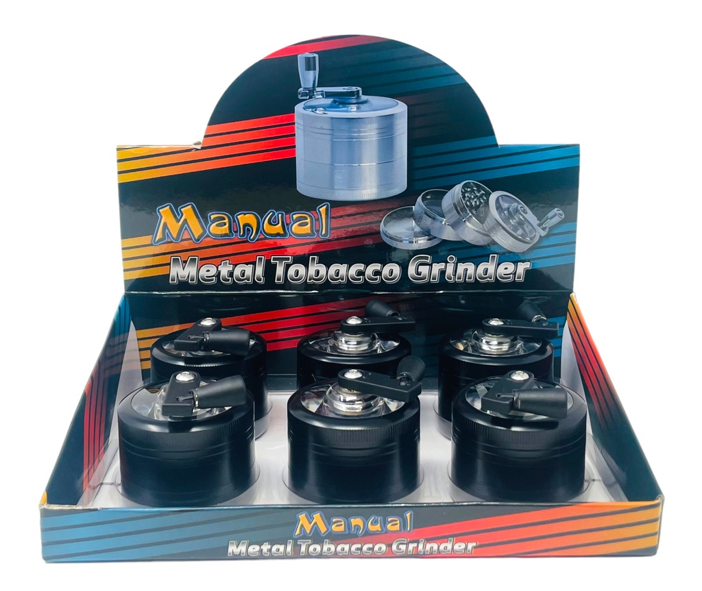 TOBACCO GRINDER 4 PARTS #MD057SY-4 BOX OF 6