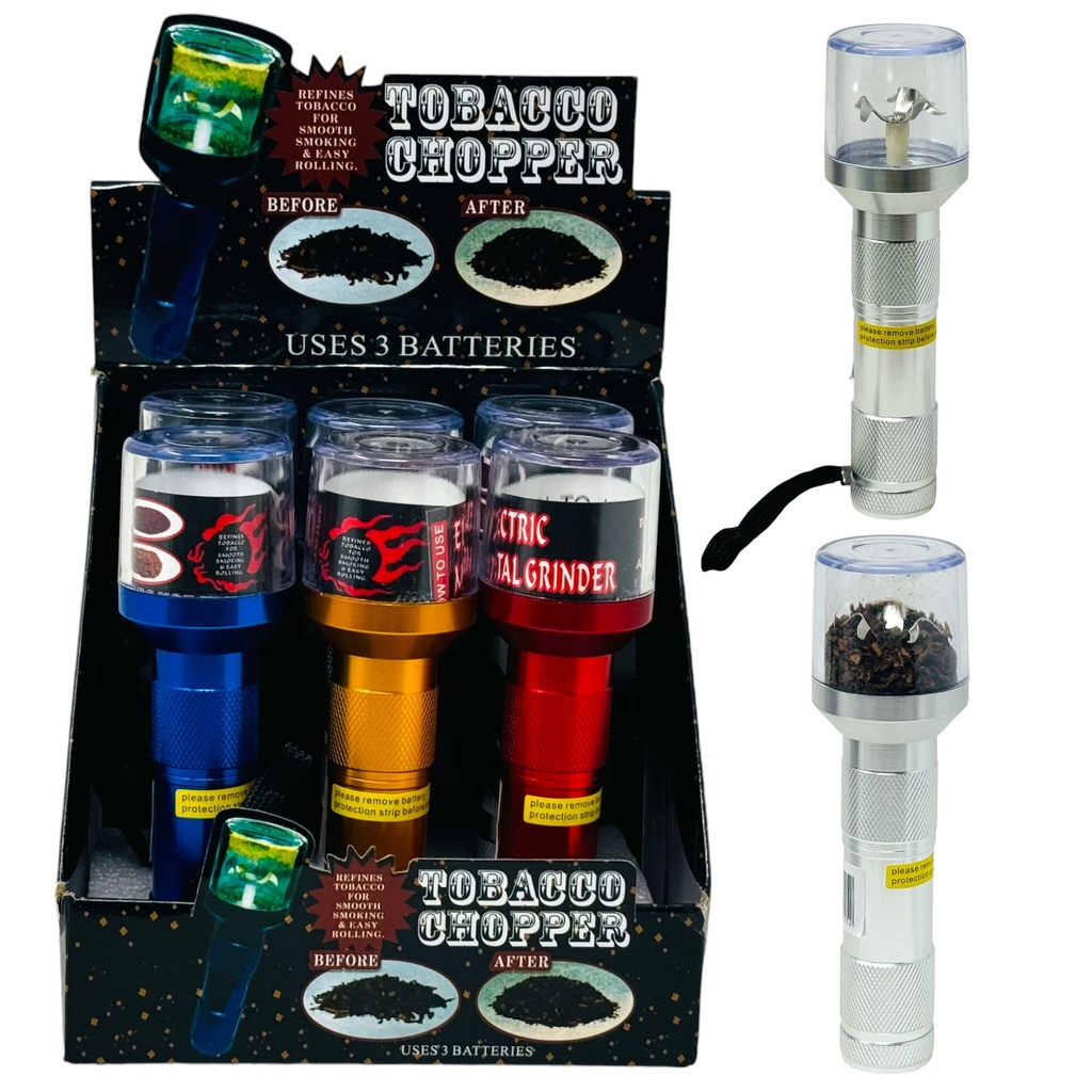 TOBACCO CHOPPER ELECTRIC HERB GRINDER #CGD-225 BOX OF 6