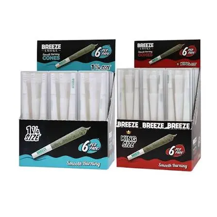 BREEZE SMOKE SMOOTH BURNING CONES 6CT BOX OF 18