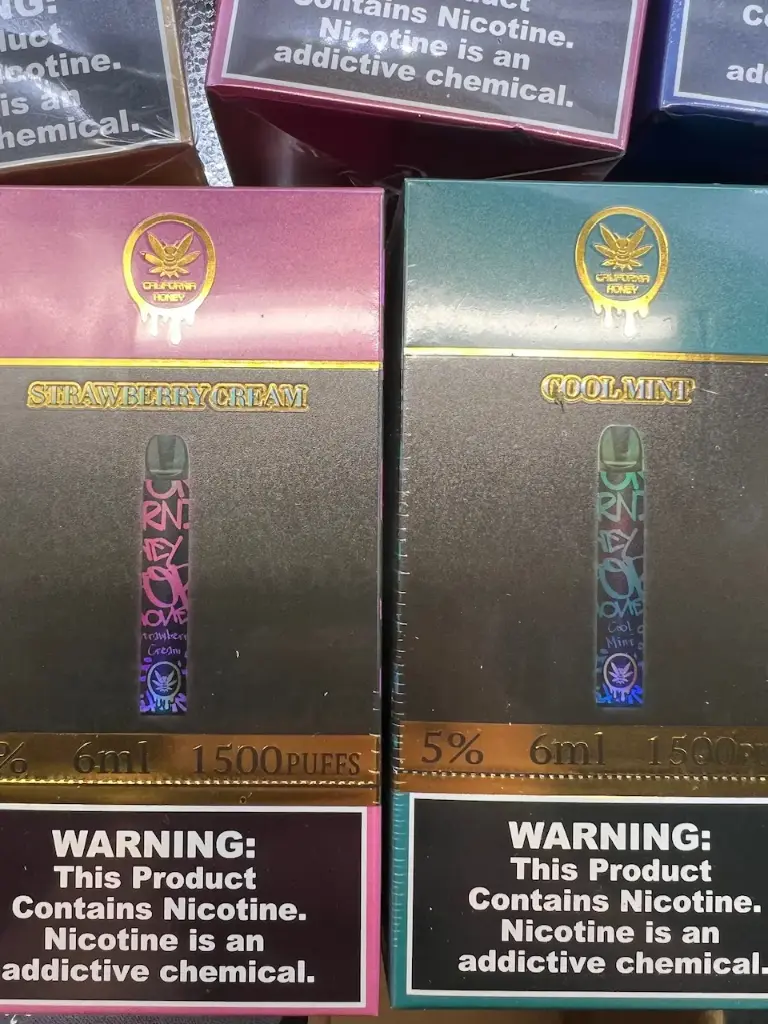 CALIFORNIA HONEY 5% DISPOSABLE 7000 PUFFS BOX OF 5