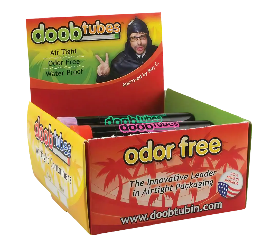 DOOB TUBES *SMALL* AIRTIGHT CONTAINERS BOX OF 25