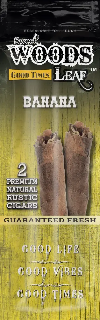 SWEET WOODS LEAF 2CIGAR UNP 30 premium RUSTIC CIGARS