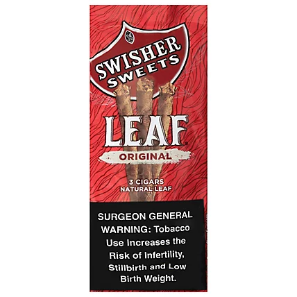 SWISHER SWEETS NATURAL LEAF UNP PCK OF 30 CIGARS