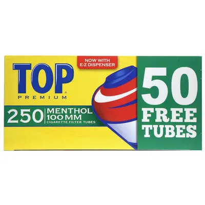 TOP PREMIUM 100mm CIGARETTE FILTER TUBES