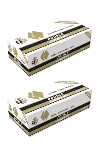 DOUBLE DIAMOND KING-SIZE FILTER-TIPPED RYO TUBES