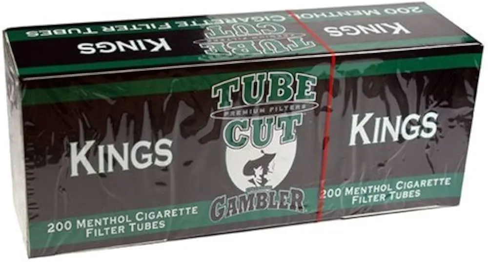 TUBE CUT KING-SIZE FROM GAMBLER CIGARETTE FILTER TUBES