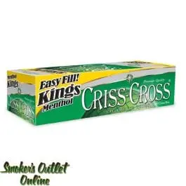 CRISS CROSS MENTHOL KING SIZE TUBES 