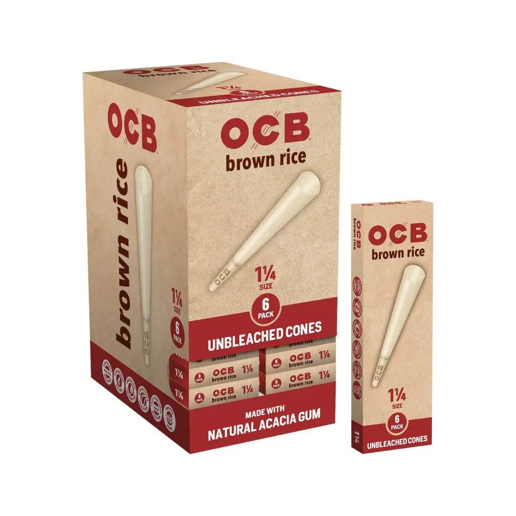 OCB BROWN RICE 1 1/4 6PCK 24BOXES