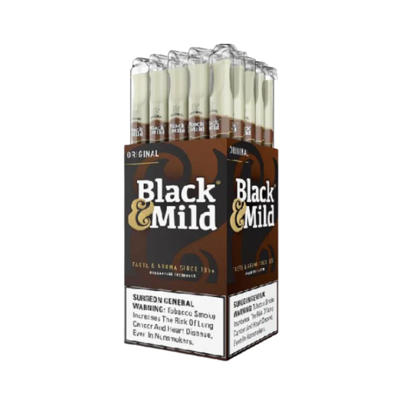 BLACK & MILD PLASTIC TIP 1.19$  25CT