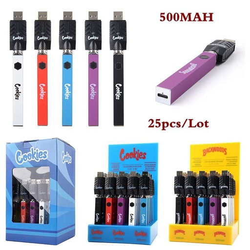 [COO-04489] COOKIES TWIST BATTERY 500MAH 20CT DISPLAY