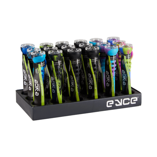 [EYCE-11024] EYCE ORAFLEX SHORTY SILICONE & GLASS ONE-HITTER BOX OF 18