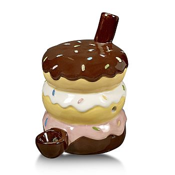 [FASH-05986] FASHIONCRAFT CERAMIC DONUT PIPE #88151