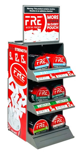 [FRE -25094] FRE NICOTINE POUCHES 30CT DISPLAY