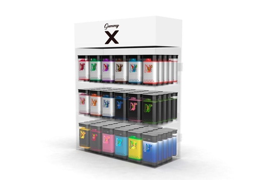 [GUMM-08505] GUMMY X 5% 5000 PUFFS DISPOSABLE DISPLAY OF 90