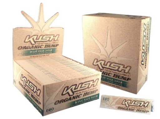 [INTREF01108] KUSH ORGANIC HEMP KINGSIZE SLIM 50CT