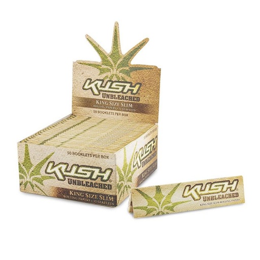[INTREF01109] KUSH UNBLEACHED KINGSIZE SLIM 50CT