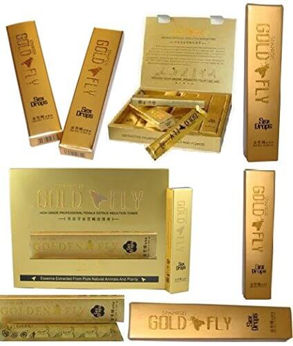 [INTREF03784] SPANISH GOLD FLY FEMALE HONEY BOX OF 12