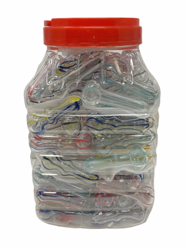 [ITM050321016612] GLASS PIPE 2.5" 85CT JAR