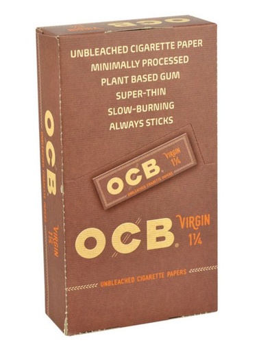 [ITM060720010760] OCB VIRGIN 1 1/4 ROLLING PAPERS