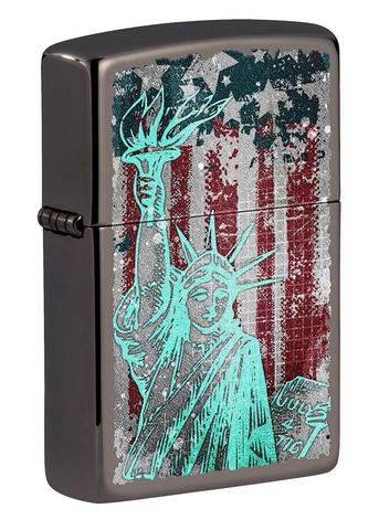 [ITM061021020850] ZIPPO LIGHTER REGULAR STATUE OF LIBERTY DESIGN 49663