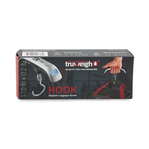 [ITM090720011845] TRUWEIGH HOOK DIGITAL LUGGAGE SCALE 110LB