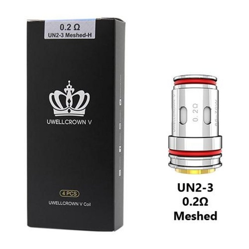 [ITM100321016701] UWELL CROWN V UN2-3 TRIPLE MESH COIL 0.2OHM 4CT