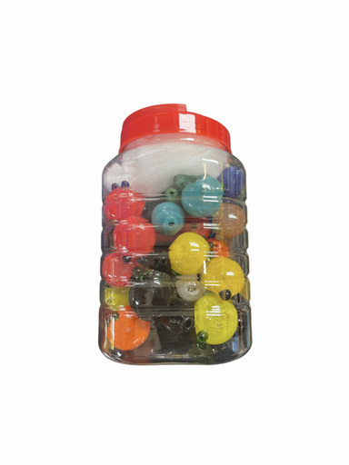 [ITM120820013821] GLASS PIPE 5" 21CT JAR