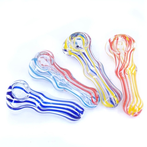 [ITM140720012480] GLASS HAND PIPE 4" INCHES