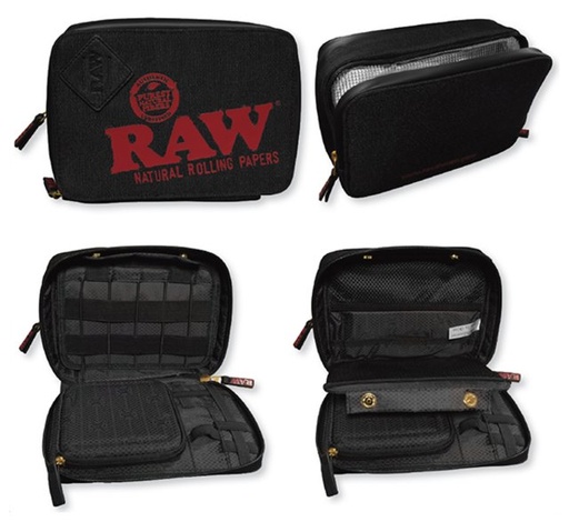 [ITM150720012624] RAW X TRAPPKIT BAG WITH ZIP BLACK