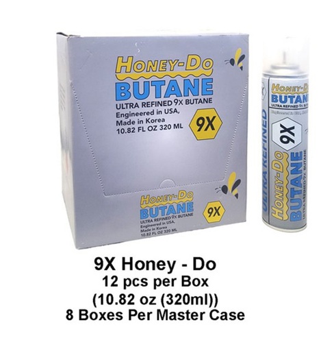 [ITM151221022159] HONEY DO 9X BUTANE 320ML BOX OF 12