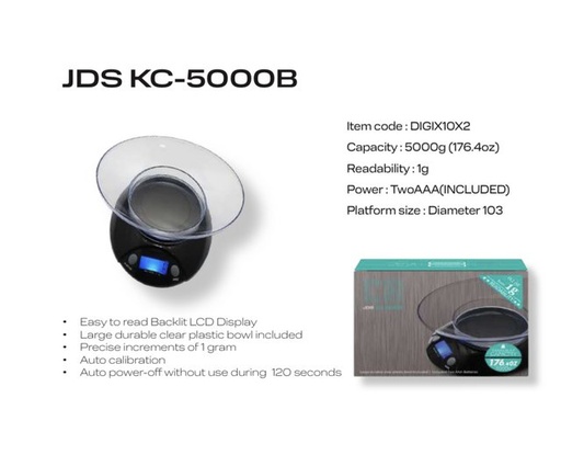 [ITM160221016329] CR DIGITAL SCALE 5000G x 0.1G JDS KC- 5000B