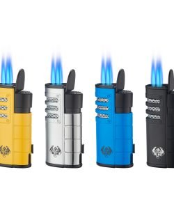 [ITM160720012668] SPECIAL BLUE 4 BARREL TORCH LIGHTER 12CT LT134