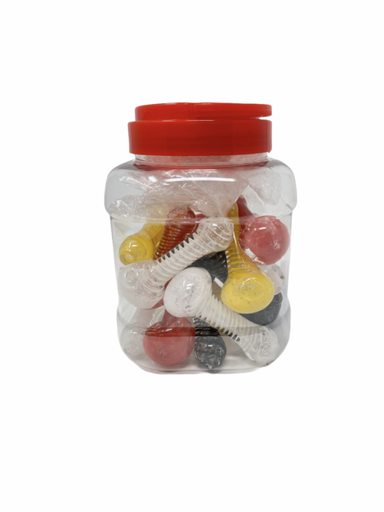 [ITM200121015891] GLASS HAND PIPE DICRO 2" 15CT JAR