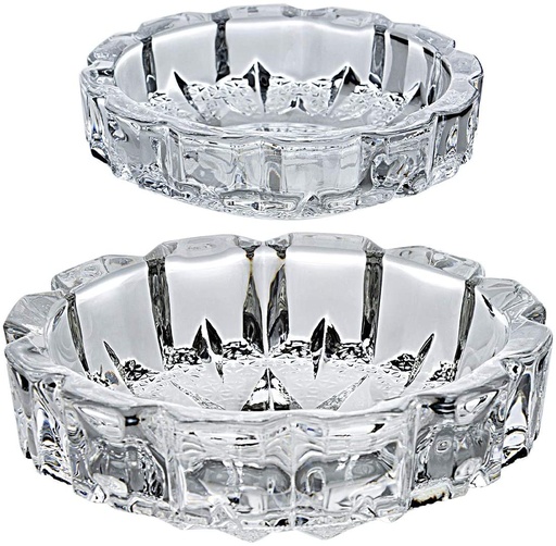 [ITM23062064676467] ROUND GLASS ASHTRAY