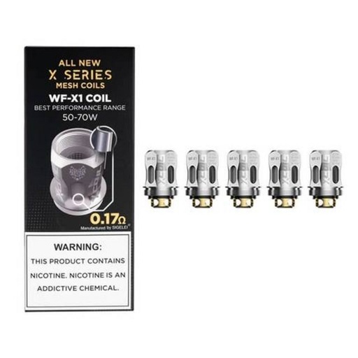 [ITM23062065646564] X SERIES WF-X1 COIL MESH COILS 0.17OHM 5CT