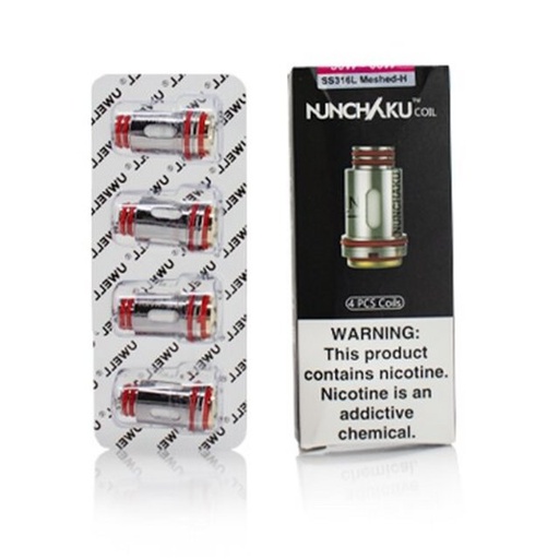 [ITM23062066656665] UWELL NUNCHAKU SS316L MESHED COIL H 0.14OHM 4CT