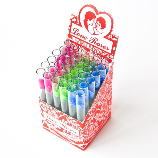 [ITM23062080838083] LOVE ROSE GLASS 36CT RED BOX