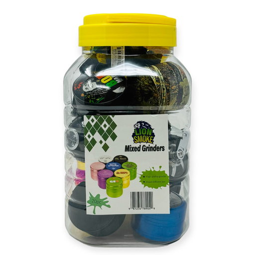 [ITM23062096169616] LION SMOKE MIX GRINDER 20CT IN JAR