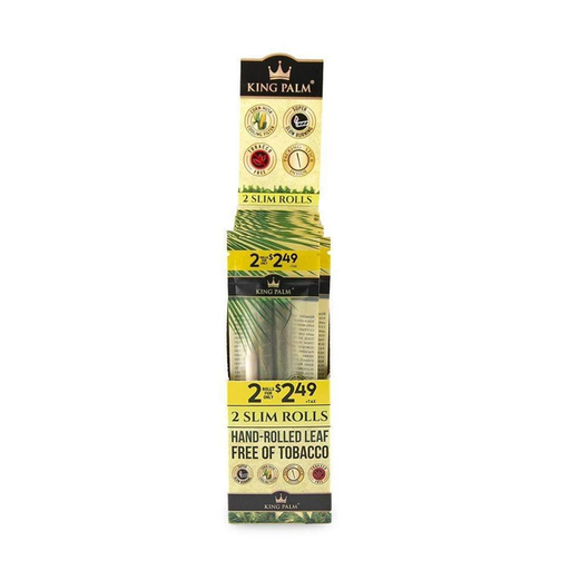 [ITM23062099849984] KING PALM SLIM ROLLS 2CT BOX OF 20
