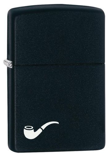 [ITM280321017072] ZIPPO LIGHTER BLACK MATTE PIPE LT 218PL